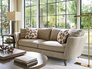 Lexington Kahn Sofa - Contemporary Elegance With Luxurious Down Cushions, Rich Earthy Fabrics & Timeless Design   7928-33-41
