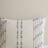 INK+IVY Kara  3 Piece Cotton Jacquard Duvet Cover Set II12-1268 Ivory