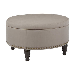 OSP Home Furnishings Augusta storage Ottoman Klein Dolphin