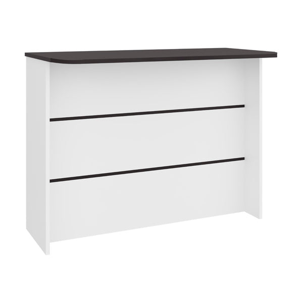 English Elm Freestaning Kitchen Island Counter Table with Open Shelves for Small Space Meal Prep B200S00463