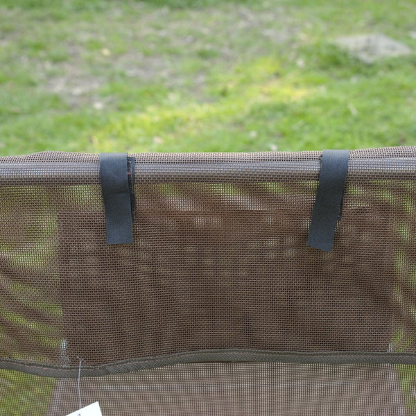 English Elm Outsunny Folding Chaise Lounge Chair - Adjustable 5-Position, Breathable Mesh, Portable Poolside Comfort W2225P174375-GIGA