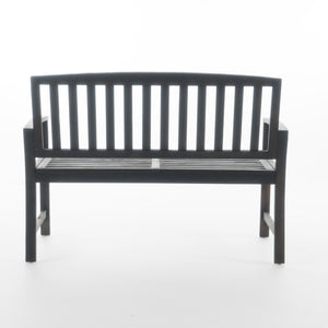 English Elm Christopher Knight Home® - LOJA Bench - Acacia Wood Outdoor Bench with Ergonomic Curved Backrest, Durable Stable Construction DARK GREY 57495.00ACADGY