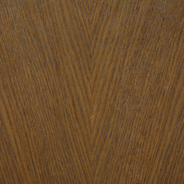 Meridian Furniture Dahlia Art Deco Round Bar Table with Scalloped Edge Solid Oak Cane Base for Home Bars Brown 794Brown-T