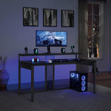 OSP Home Furnishings Adaptor 63" Gaming Desk Black