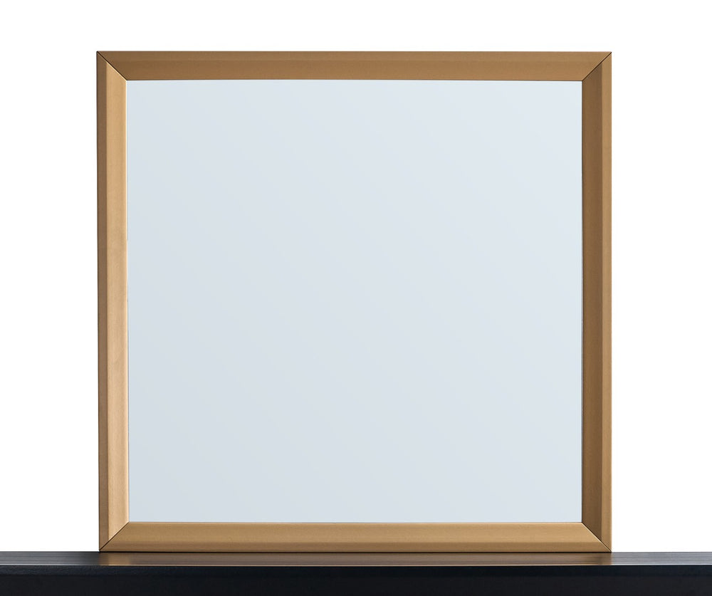 English Elm Kramer Square Gold Frame Wall Mirror with Low Distortion Glass for Bedroom Accent B078P497919