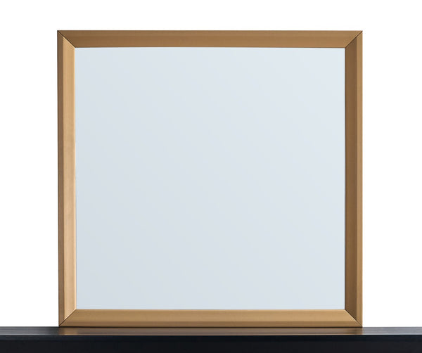 English Elm Kramer Square Gold Frame Wall Mirror with Low Distortion Glass for Bedroom Accent B078P497919