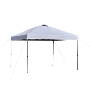 English Elm Outsunny 10' X 10' Instant Pop-Up Canopy Tent With Adjustable Height, Carry Bag & Ventilated Roof W2225P200700-GIGA