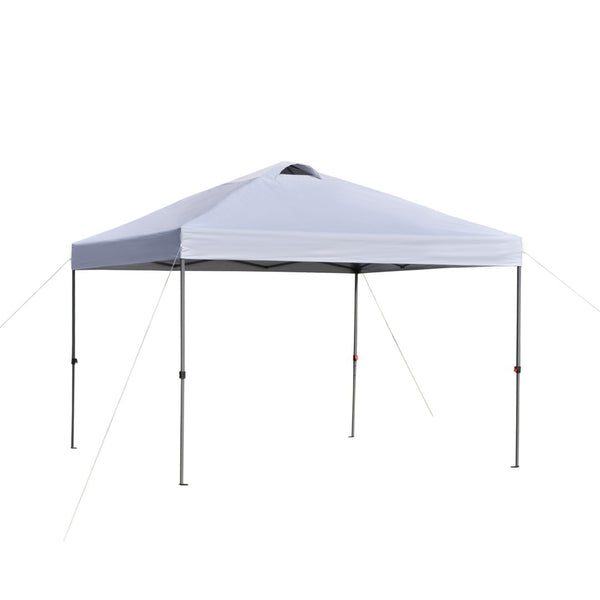 English Elm Outsunny 10' X 10' Instant Pop-Up Canopy Tent With Adjustable Height, Carry Bag & Ventilated Roof W2225P200700-GIGA