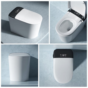 English Elm E40 Smart Toilet Bidet Combo with Heated Seat Auto Flush and Hands Free Spa Bath W3402P442697