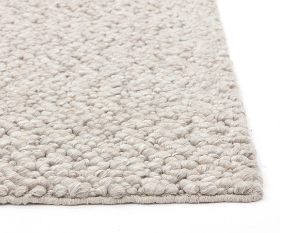 Sunpan Umea Hand-Woven Rug - Luxurious Artisanal Design with Eco-Friendly Wool for a Cozy Contemporary Home Dust