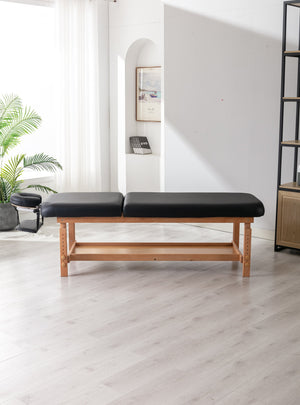 English Elm HENGMIGN Professional PU Spa Massage Table, Waterproof Portable Treatment Bed with Adjustable Height W21236007