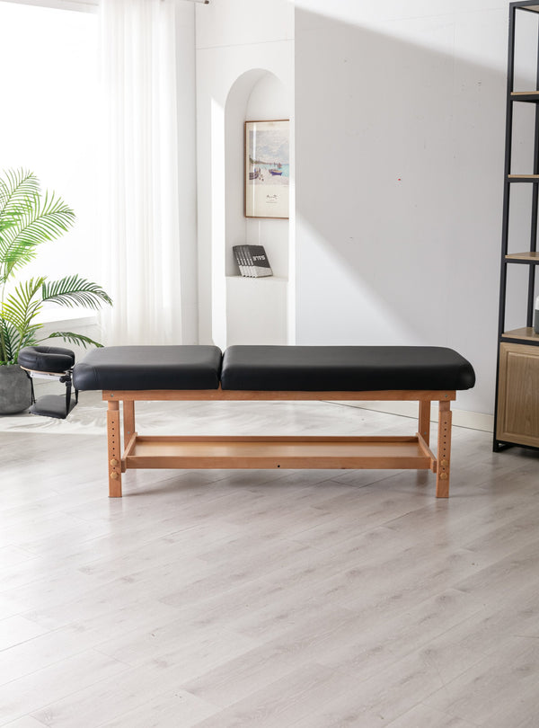 English Elm HENGMIGN Professional PU Spa Massage Table, Waterproof Portable Treatment Bed with Adjustable Height W21236007