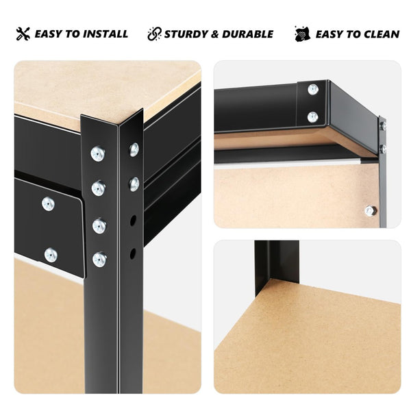 English Elm 63" Steel Workbench with Pegboard Mdf Surface Drawer for Garage Workshop Use W2079P185202