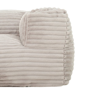 English Elm 71" Corduroy Memory Foam Bean Bag Sofa with Armrest — Plush 71L x36W Lounger for Kids, Teens & Adults B011P206733