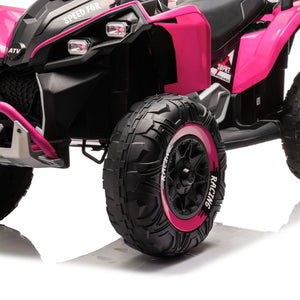 English Elm 24v Kids Electric Atv Xxxl Off-road Ride on with Parental Remote and Shock Absorbers W1578P352120