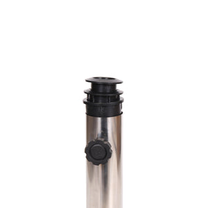English Elm Christopher Knight Home® - UM-HOLDER Square 55lbs Granite Umbrella Base - Natural Grey Stainless Steel, Sleek 19x19x6.5" Stable Support N775P256432N