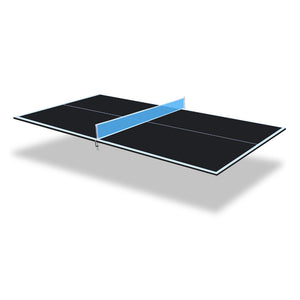 English Elm 7*4ft Foldable Mdf Ping Pong Conversion Top with Net for Game Room Practice W1408P310184