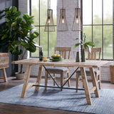 INK+IVY Sonoma Industrial 4-Piece Dining Set II90-0528 Natural