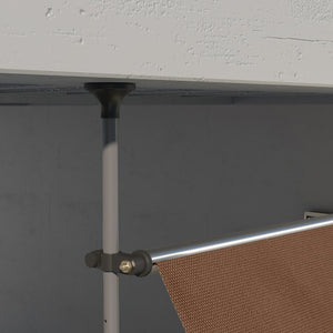 English Elm Outsunny Freestanding Manual Retractable Awning, 118" Uv-Protected Shade For Decks & Windows W2225P200707-GIGA