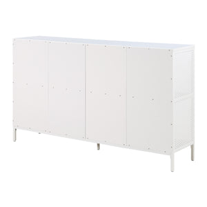 OSP Home Furnishings Ace 8 Cube Bookcase/Storage  White