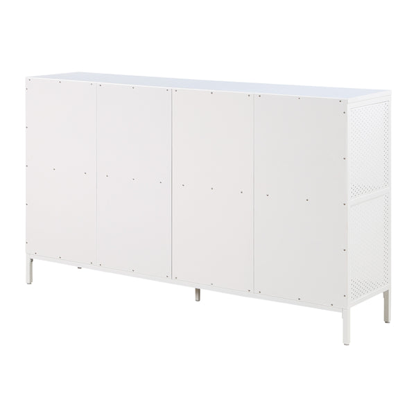 OSP Home Furnishings Ace 8 Cube Bookcase/Storage  White