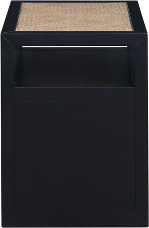 Cole Black Night Stand 797Black-NS Meridian Furniture