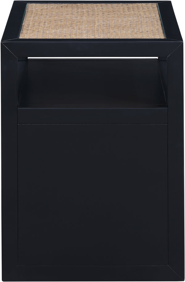 Cole Black Night Stand 797Black-NS Meridian Furniture