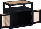 Cole Black Night Stand 797Black-NS Meridian Furniture