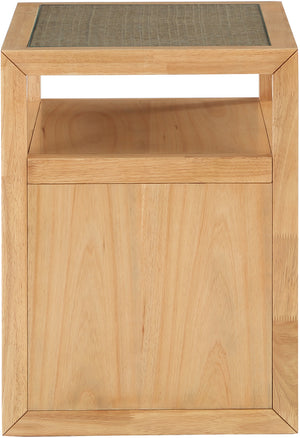 Cole Natural Night Stand 797Natural-NS Meridian Furniture