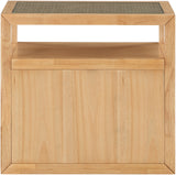 Cole Natural Night Stand 797Natural-NS Meridian Furniture