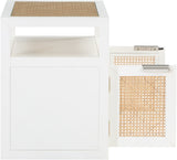 Cole White Night Stand 797White-NS Meridian Furniture