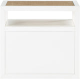 Cole White Night Stand 797White-NS Meridian Furniture