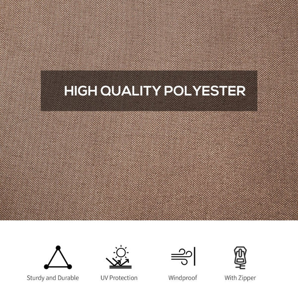 English Elm Outsunny 10' X 10' Durable Gazebo Sidewall Set With Hooks, C-Rings & Privacy Panels For Outdoor Bliss W2225P174287-GIGA