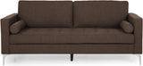 Christopher Knight Home® - Noble House - - Mirod 82'' Sofa,Tufted Seat,Metal Legs,Living Room And Study