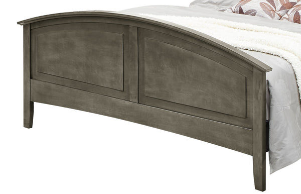English Elm Stylish Modern King Bed with Durable Particle Board Frame, Neutral Finish, Casual Versatile Design Gray 5 L x 86 W x 8 H B078S00413