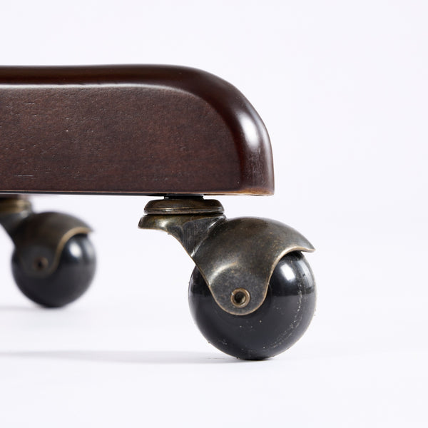 English Elm A&A Handcrafted Sheepskin-Pattern Office Chair with High-Rebound Foam, Solid Wood & Steel Legs, Retro Gray W1143P202751