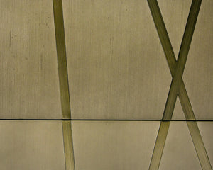 VIG Furniture Modrest Nixa - Modern Wide Birch + Brushed Bronze Dresser VGVC-J1909-D-L-BIR