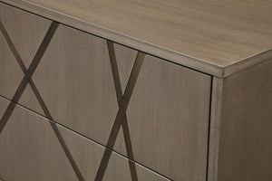 VIG Furniture Modrest Nixa - Modern Beige Velvet + Brushed Bronze + Birch Bedroom Set VGVC-BD1909-SET-BGE