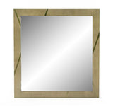 VIG Furniture Modrest Nixa - Modern Birch + Brushed Bronze Mirror VGVC-J1909-M-L-BIR