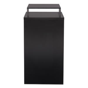 OSP Home Furnishings Metal File Cabinet Black
