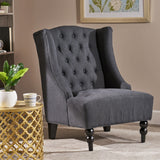 Christopher Knight Home® - Noble House - Toddman High-Back Fabric Club Chair