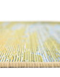 Unique Loom Outdoor Coastal Provincetown Machine Made Scenery Rug Multi, Blue/Green/Olive/Yellow/Light Green/Light Blue/Beige 5' 4" x 6' 1"