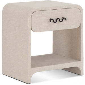 Medley Cream Night Stand / Side Table 799Cream-NS Meridian Furniture