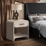 Medley Cream Night Stand / Side Table 799Cream-NS Meridian Furniture