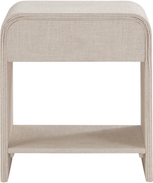 Medley Cream Night Stand / Side Table 799Cream-NS Meridian Furniture