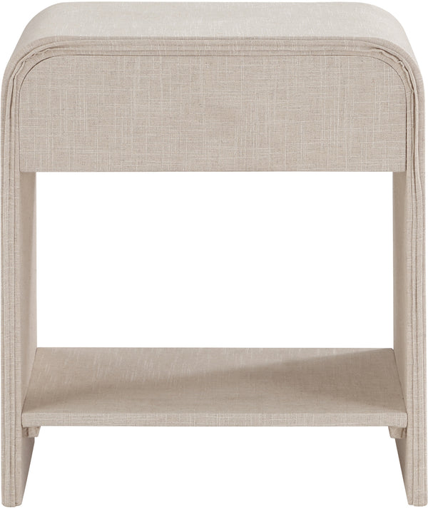 Medley Cream Night Stand / Side Table 799Cream-NS Meridian Furniture