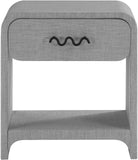 Medley Grey Night Stand / Side Table 799Grey-NS Meridian Furniture