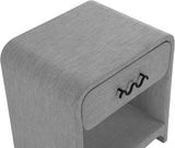 Medley Grey Night Stand / Side Table 799Grey-NS Meridian Furniture