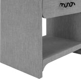 Medley Grey Night Stand / Side Table 799Grey-NS Meridian Furniture