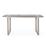 Christopher Knight Home® - Noble House - Cibola Outdoor Aluminum Dining Table